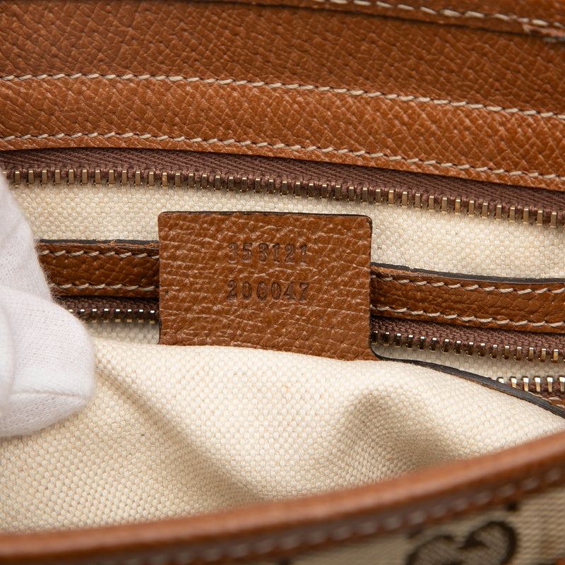 Small GG Canvas Bree Satchel - Image 6