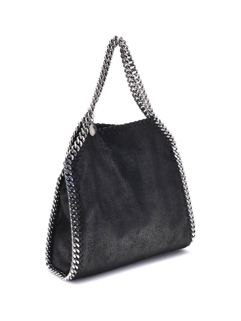 Stella Mccartney Falabella Mini Shoulder Bag — Black Polyester