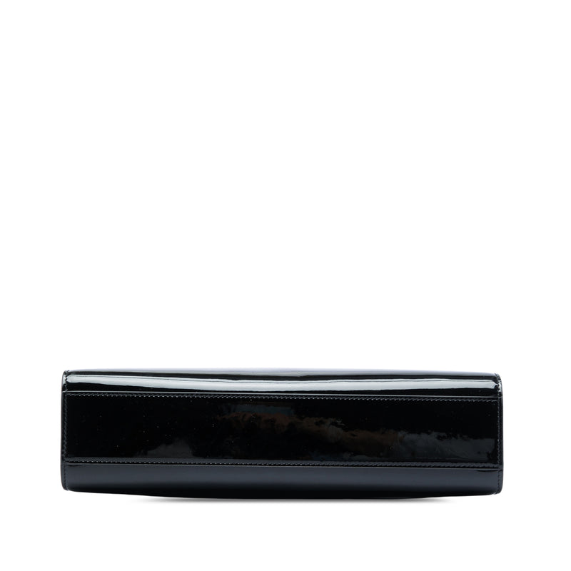Medium Patent Manhattan Shoulder Bag - Image 3
