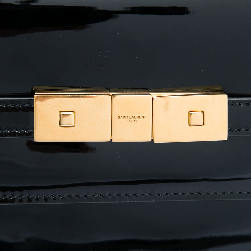 Medium Patent Manhattan Shoulder Bag - Image 5