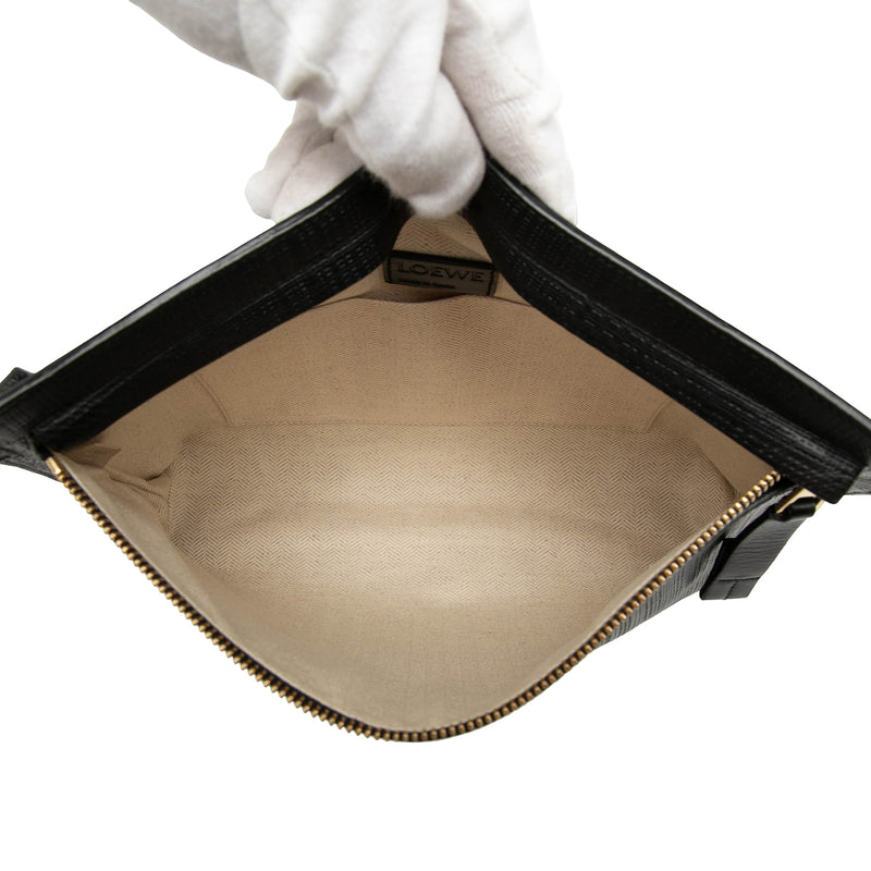 Leather Anagram T Clutch - Image 4