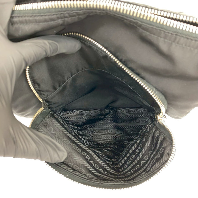 Saffiano Trimmed Tessuto Shoulder Bag - Image 4