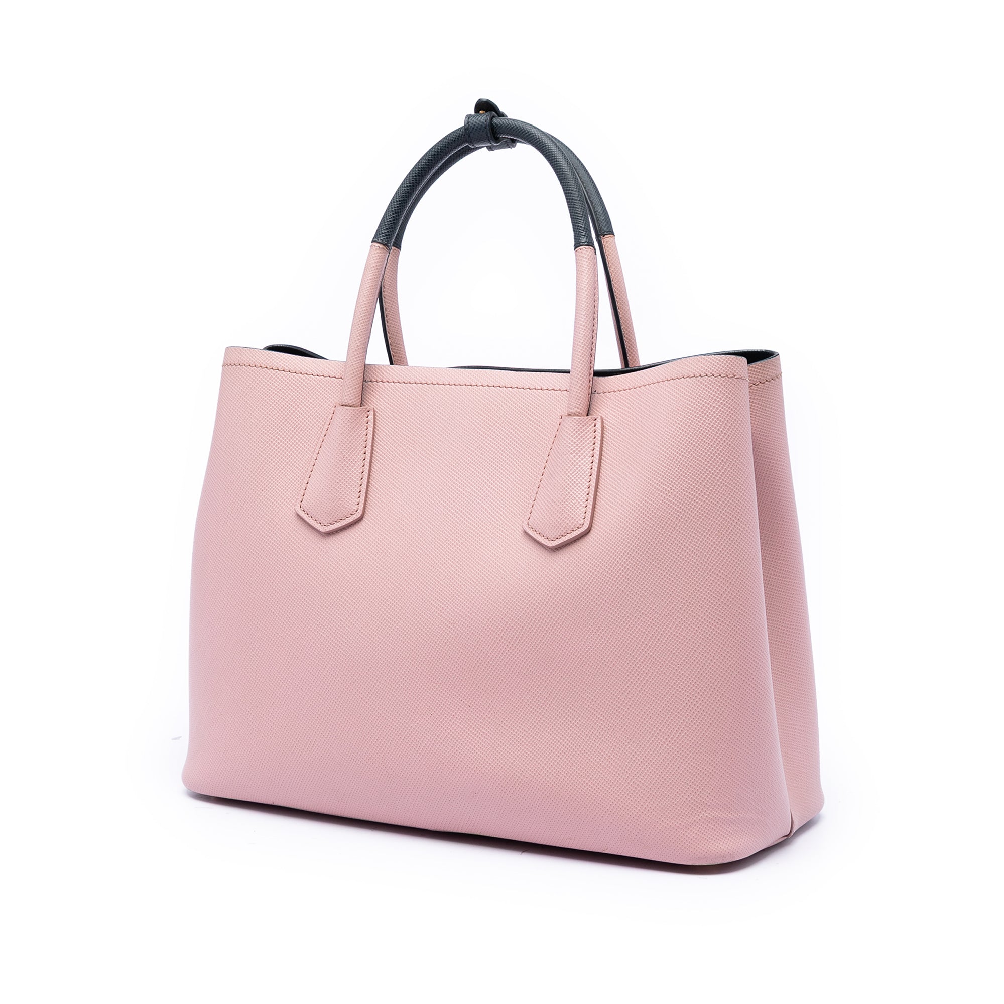 Medium Bicolor Saffiano Cuir Double Satchel - Image 2
