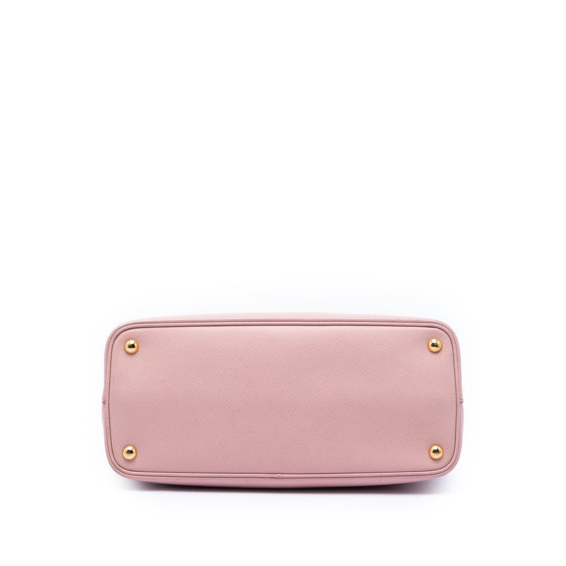Medium Bicolor Saffiano Cuir Double Satchel - Image 3
