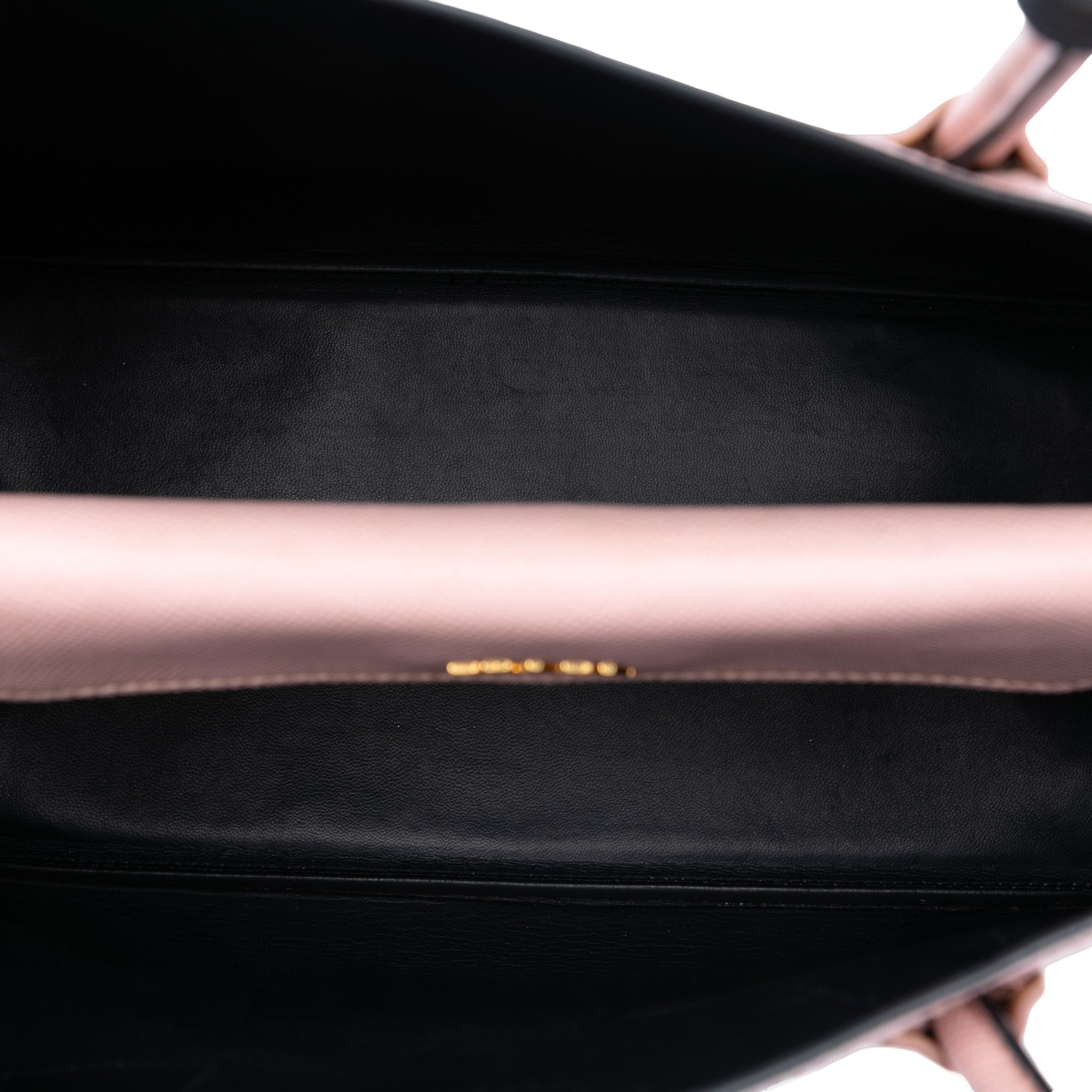 Medium Bicolor Saffiano Cuir Double Satchel - Image 4