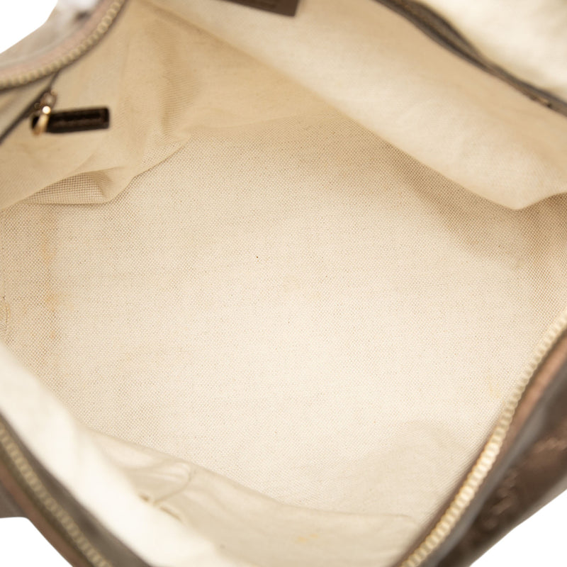 Metallic Guccissima Heart Bit Shoulder Bag - Image 4