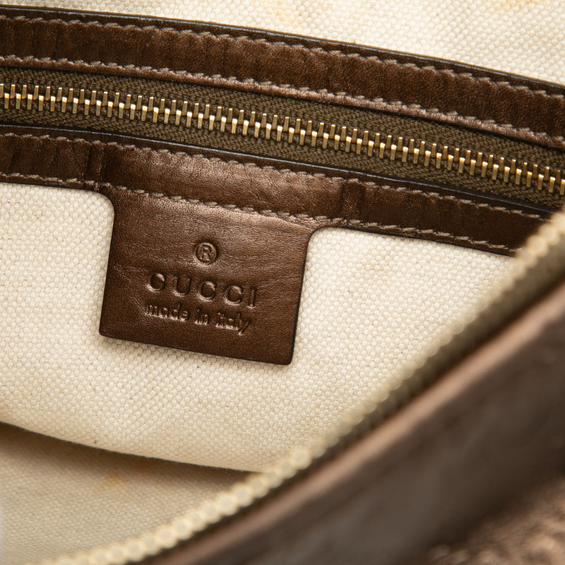 Metallic Guccissima Heart Bit Shoulder Bag - Image 5