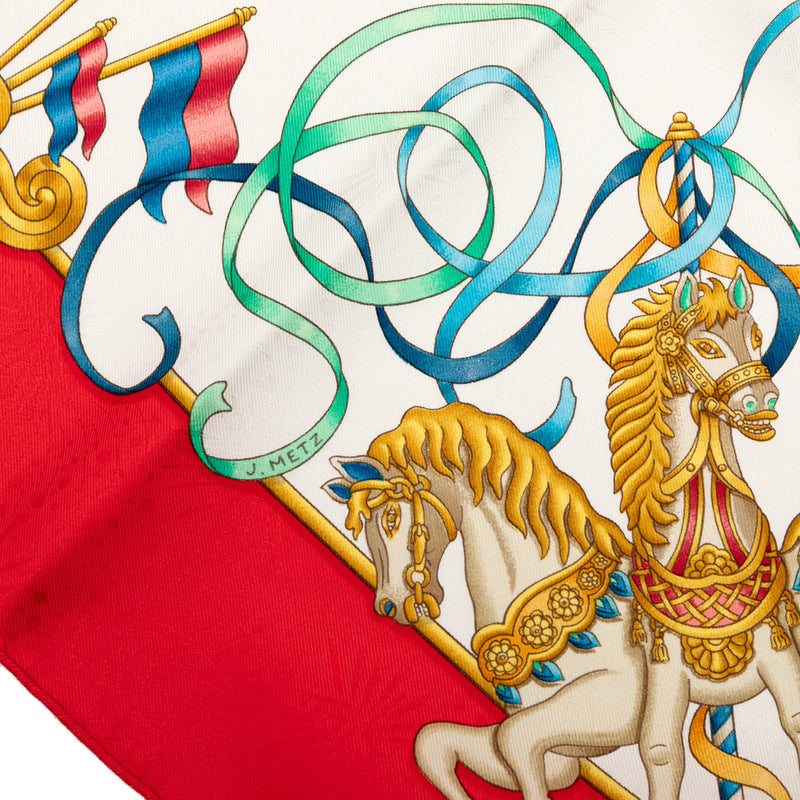 Luna Park Silk Scarf 90 - Image 6