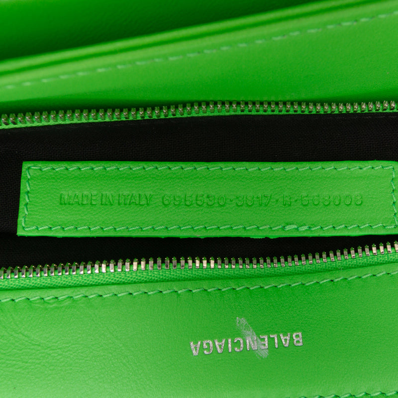 Embossed Leather BB Monogram Chain Flap - Image 7