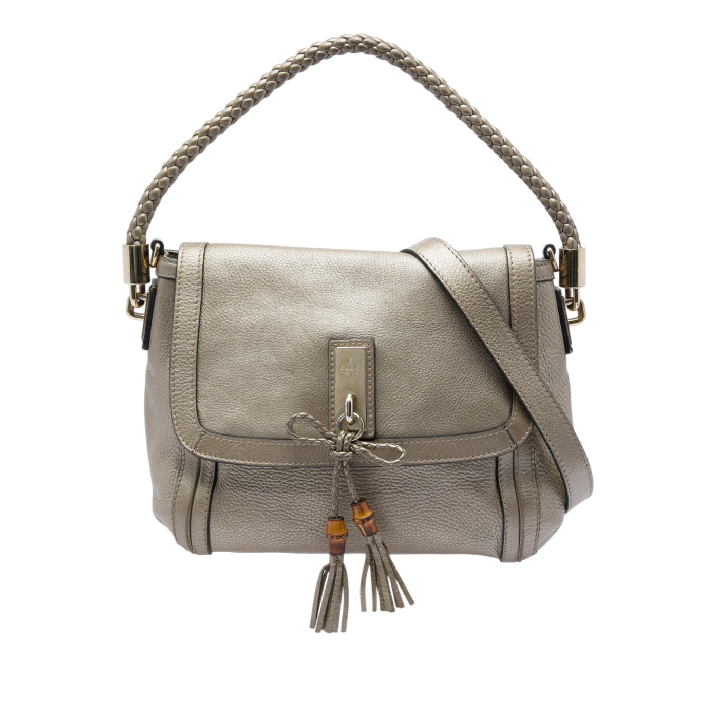 Calfskin Bella Flap Satchel - Image 1