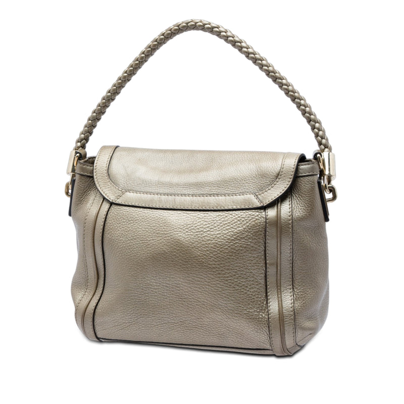 Calfskin Bella Flap Satchel - Image 2