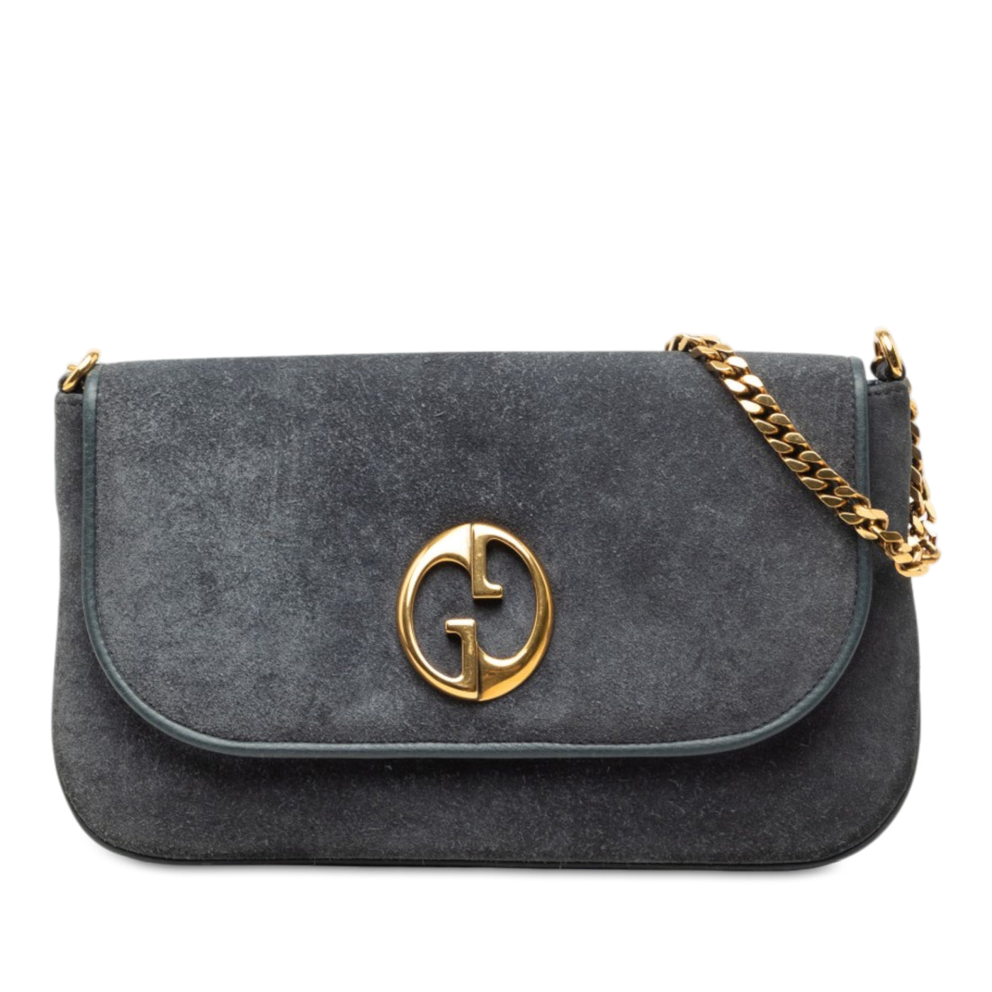 Medium Suede 1973 Chain Shoulder Bag - Image 1