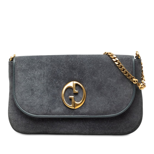 Medium Suede 1973 Chain Shoulder Bag - Image 1