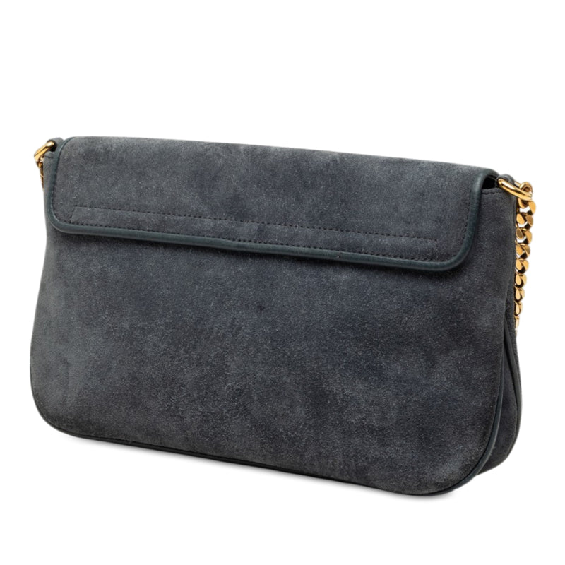 Medium Suede 1973 Chain Shoulder Bag - Image 2