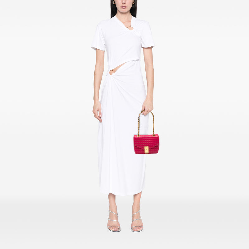 Small Quilted Calfskin C Bag - Image 7