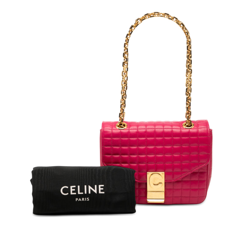 Small Quilted Calfskin C Bag - Image 8