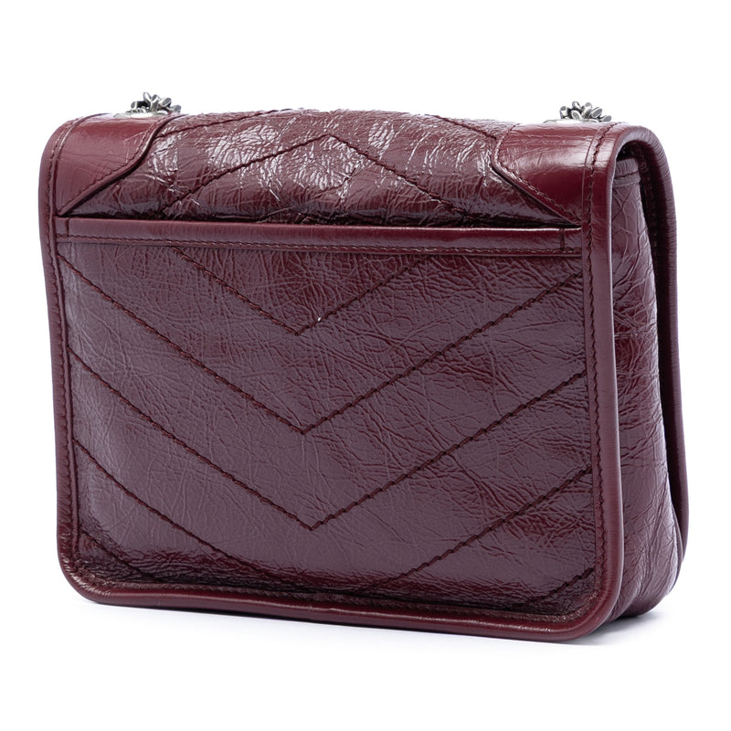 Crinkled Calfskin Niki Wallet on Chain - Image 2