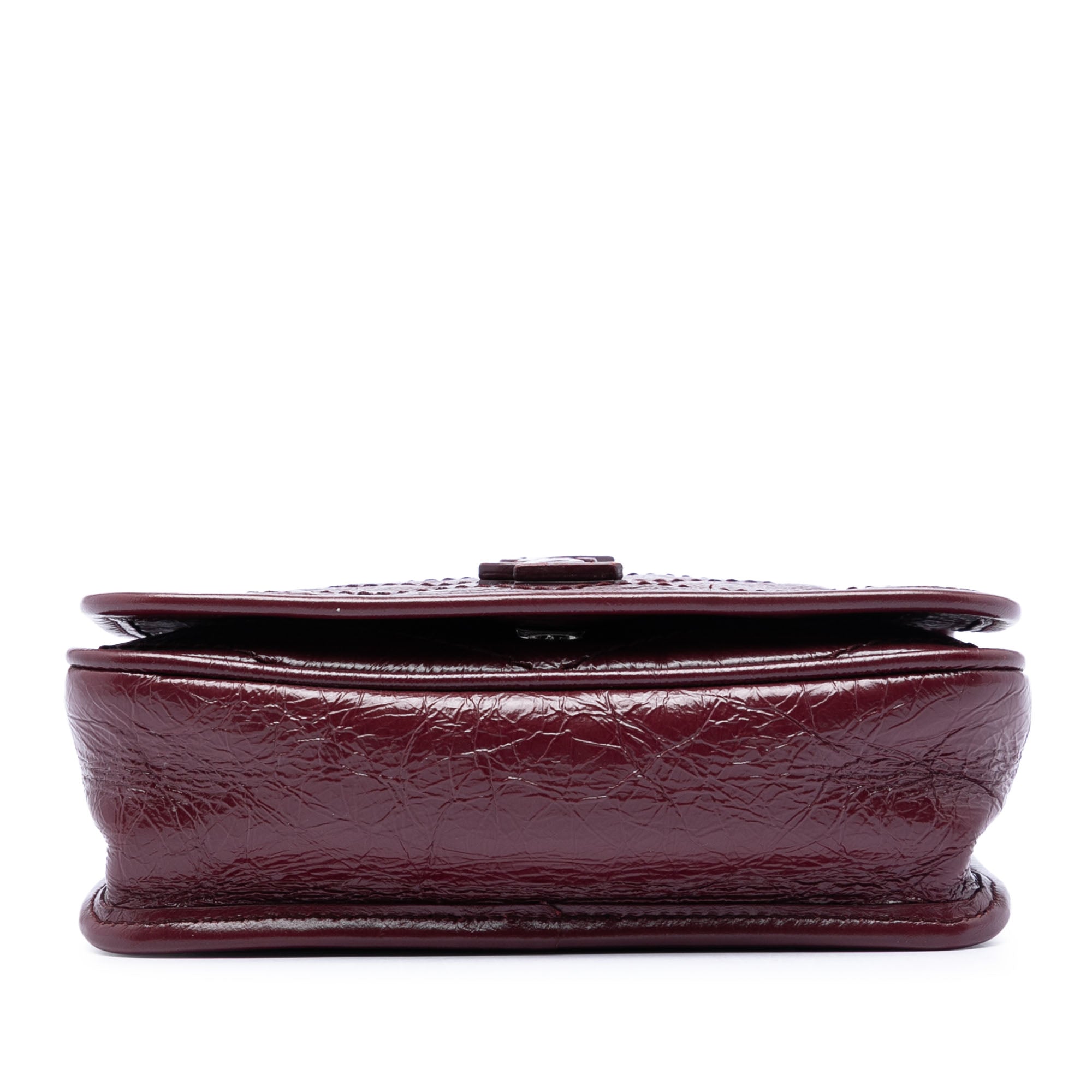 Crinkled Calfskin Niki Wallet on Chain - Image 3