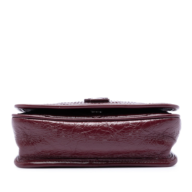 Crinkled Calfskin Niki Wallet on Chain - Image 3