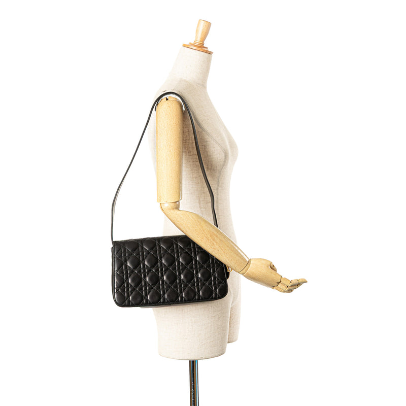 Lambskin Cannage Shoulder Bag - Image 12