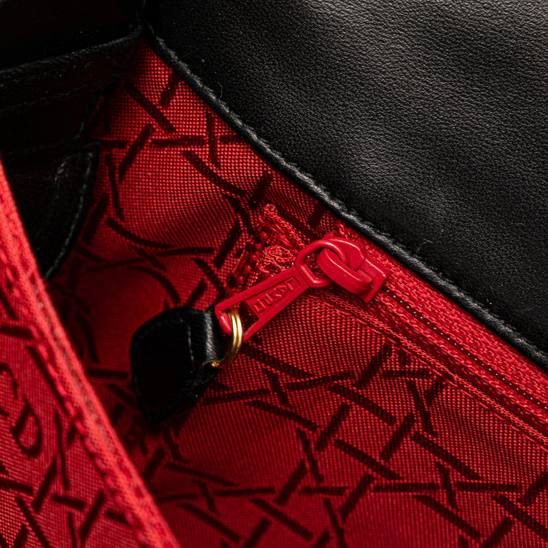 Lambskin Cannage Shoulder Bag - Image 7