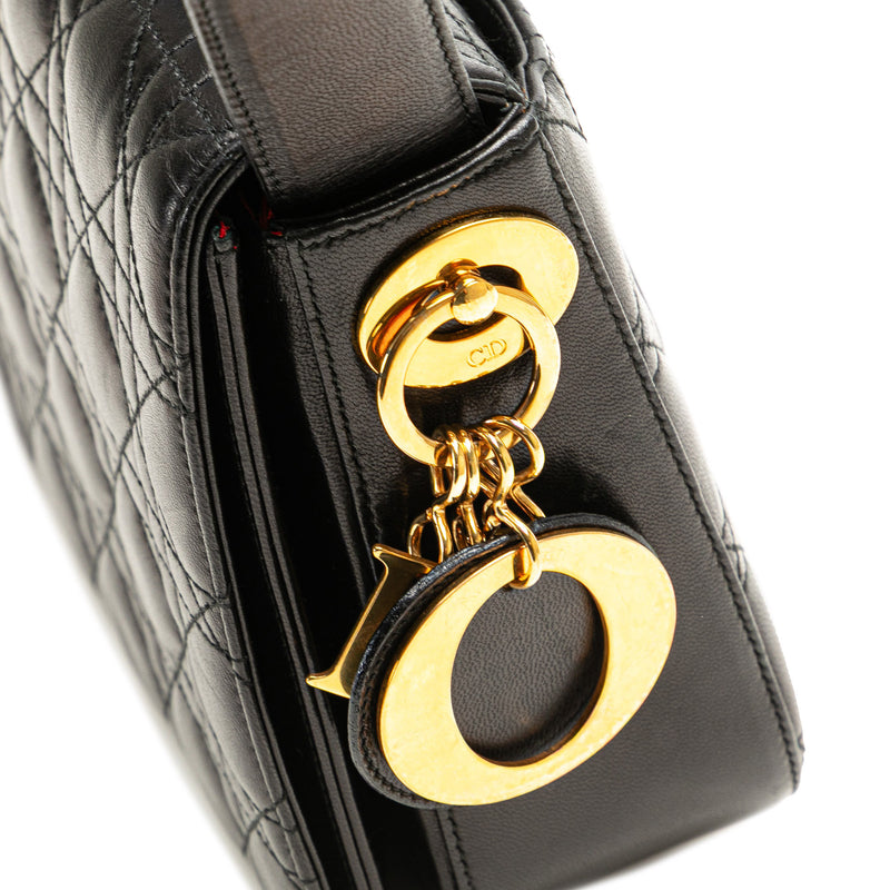 Lambskin Cannage Shoulder Bag - Image 8