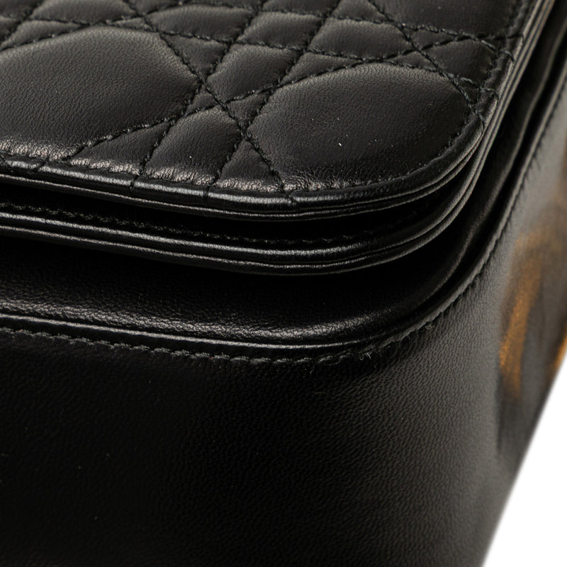 Lambskin Cannage Shoulder Bag - Image 9