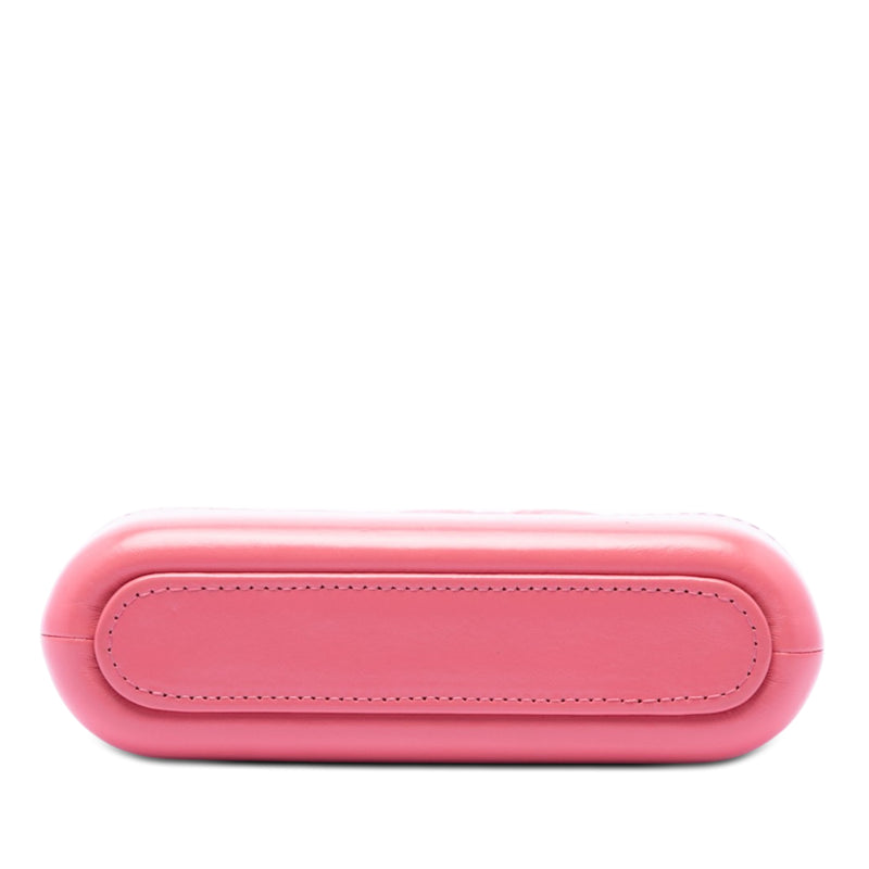 Quilted Aged Calfskin Gabrielle Double Zip Clutch with Chain - Image 3
