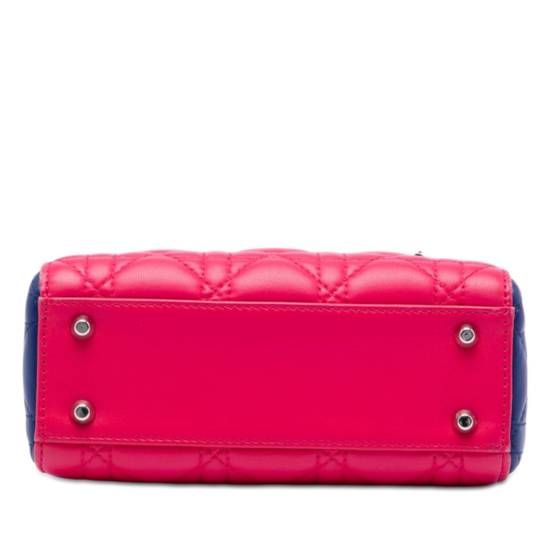 Mini Tricolor Lambskin Cannage Lady Dior - Image 3