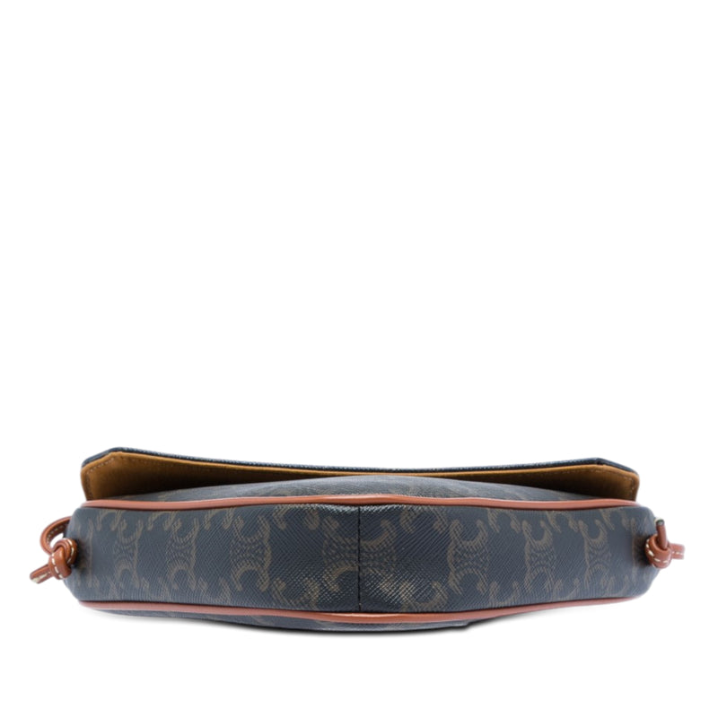 Triomphe Coated Canvas Logo Triangle Crossbody - Image 3