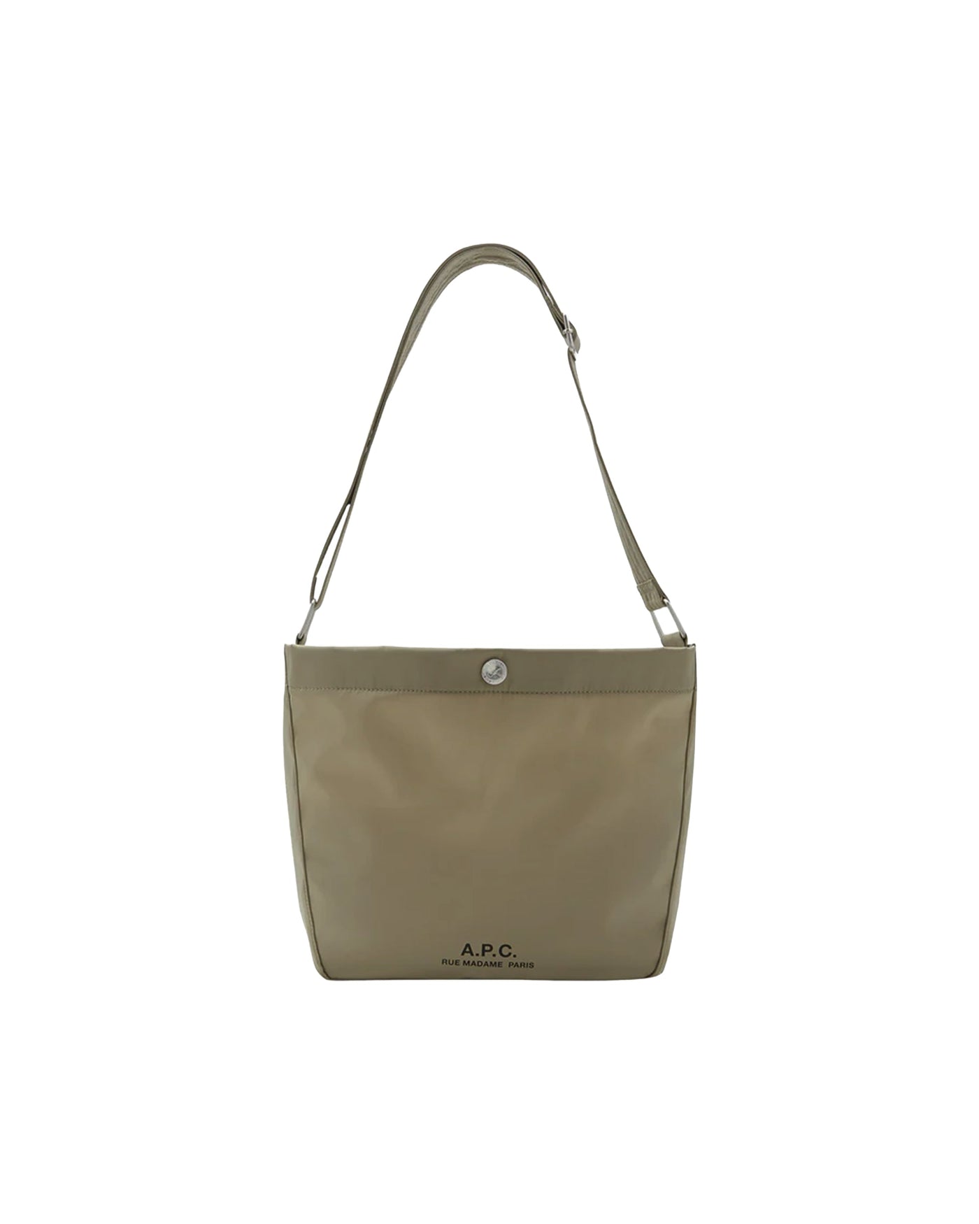 A.p.c. Journal Small Shoulder Bag — Beige Polyester