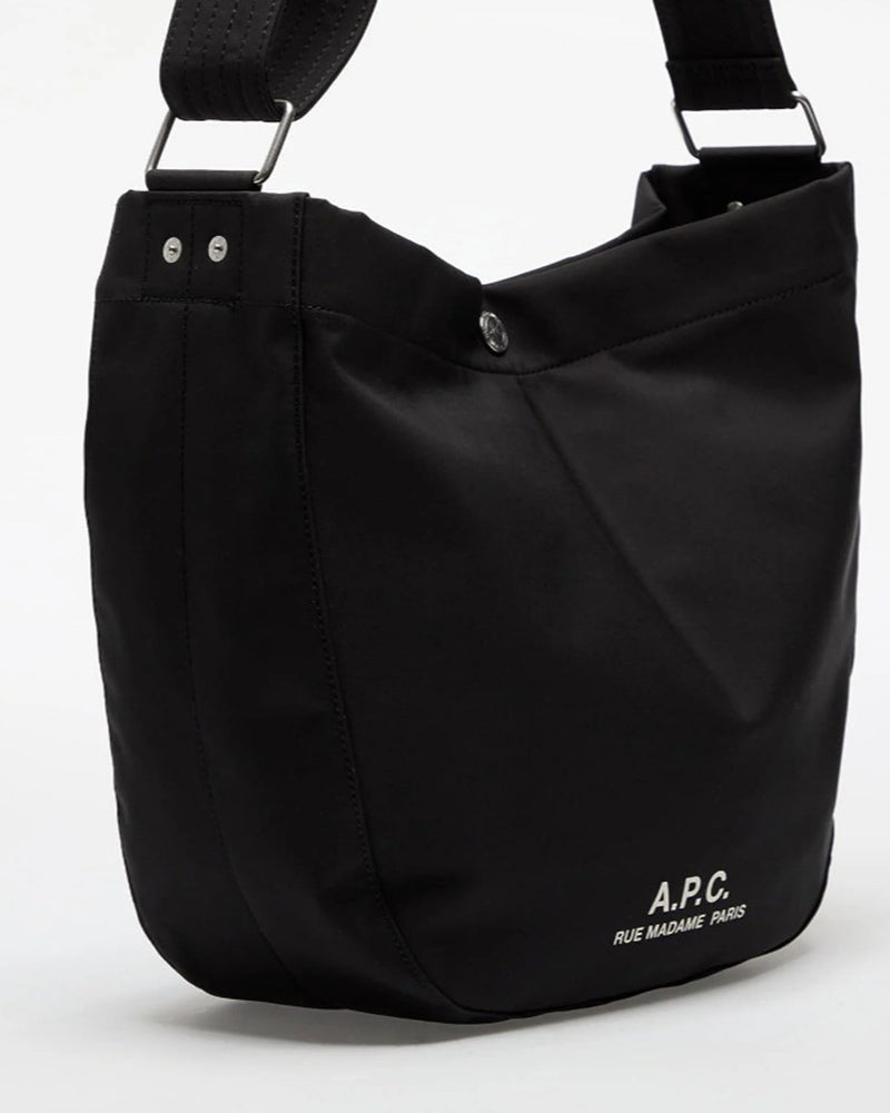 A.p.c. Shoulder Bag — Black Polyester