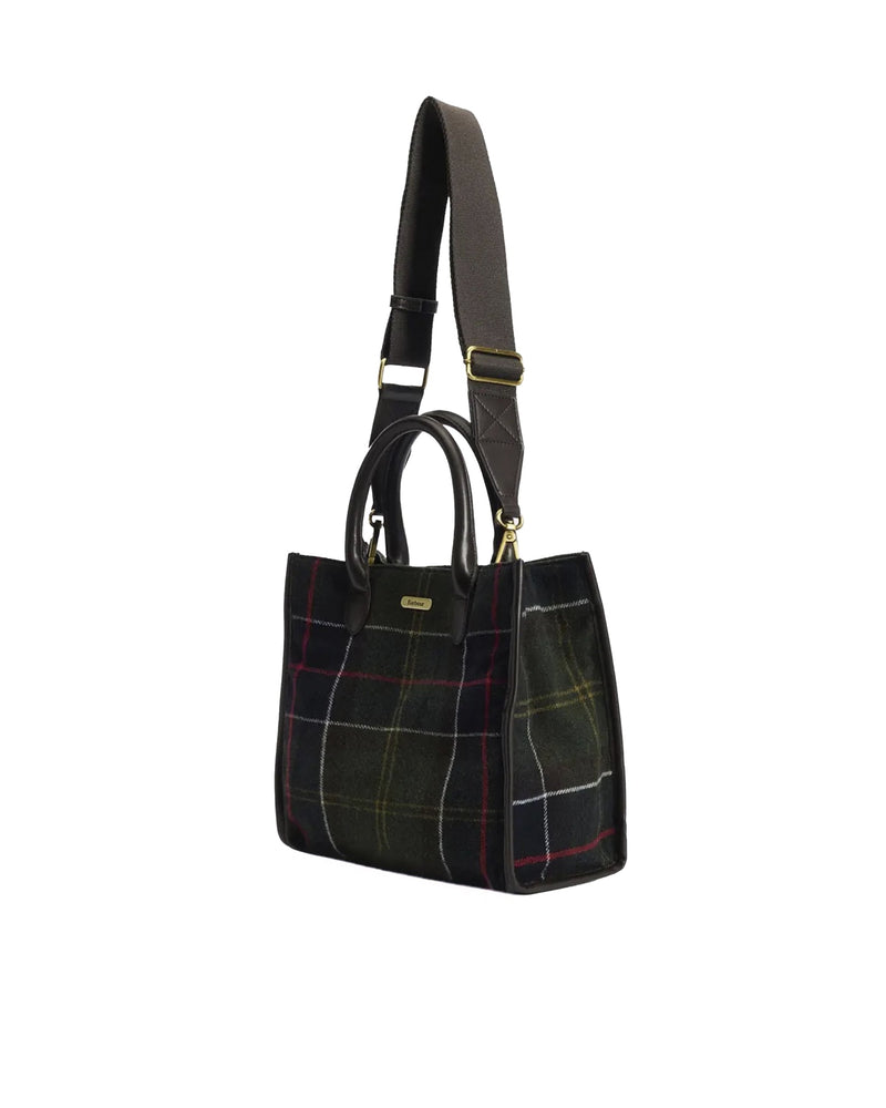 Barbour Barrhill Tote Bag — Navy Polyester