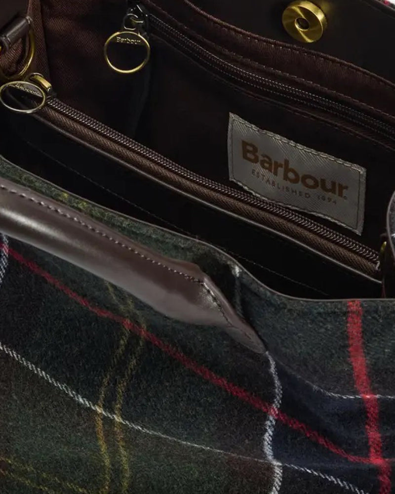 Barbour Barrhill Tote Bag — Navy Polyester