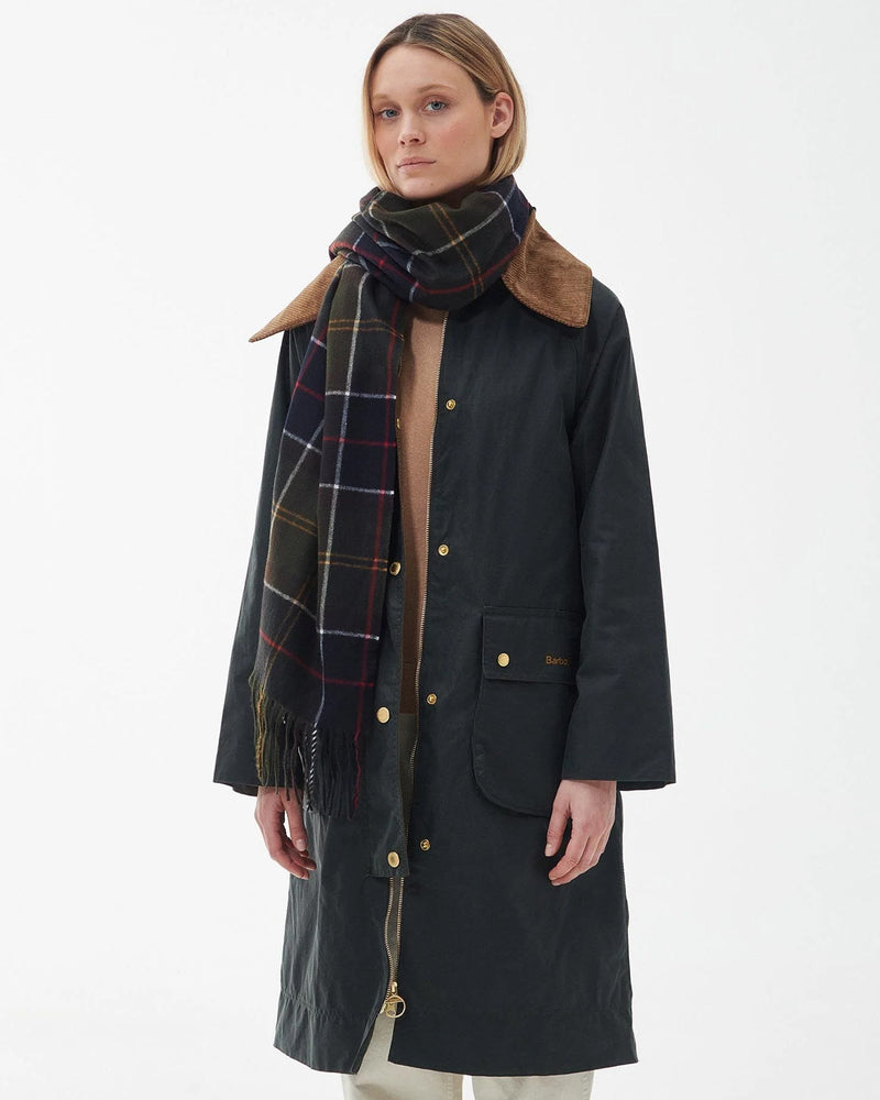 Barbour Stanway Scarf — Multicolor Recycled Polyester Scarfs
