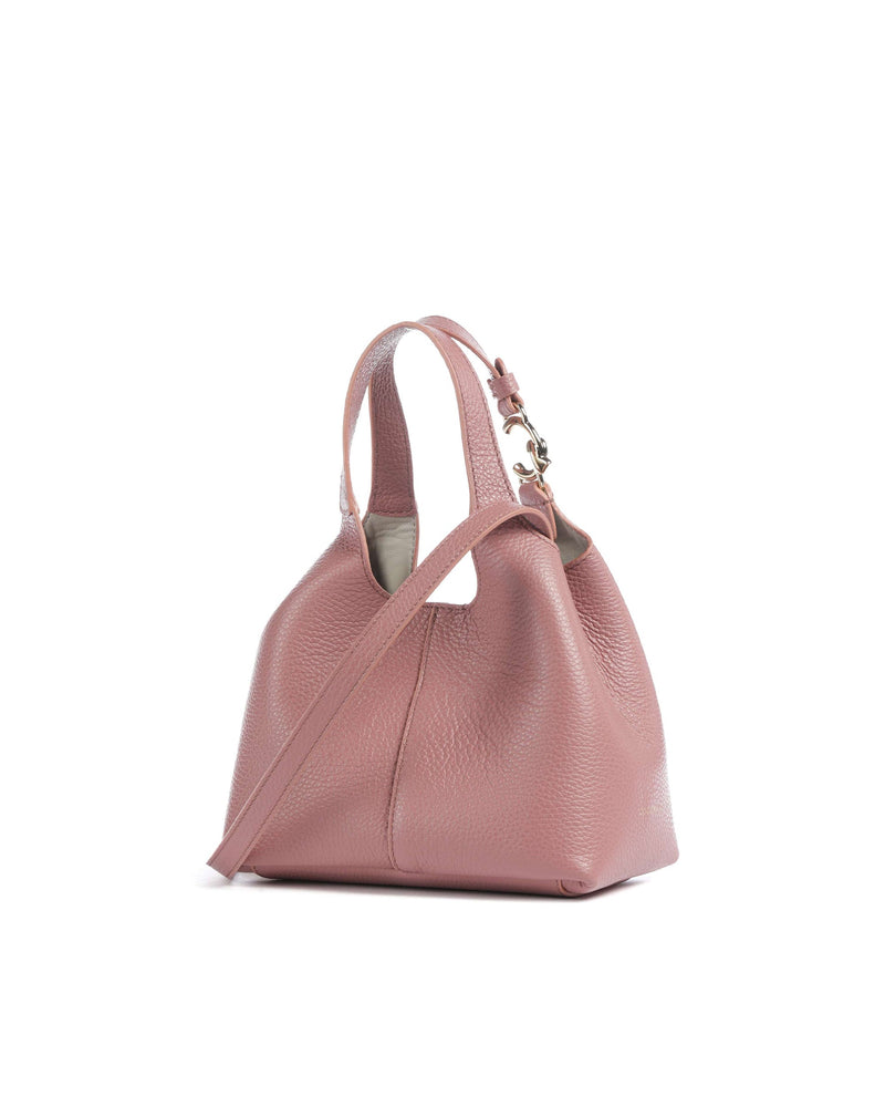 Coccinelle C-Easy Shoulder Bag — Pink Bovine Leather; Lining: Pu