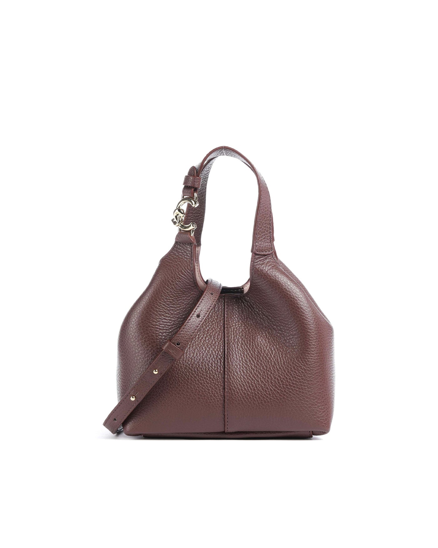 Coccinelle Shoulder Bag — Purple Bovine Leather; Lining: Pu