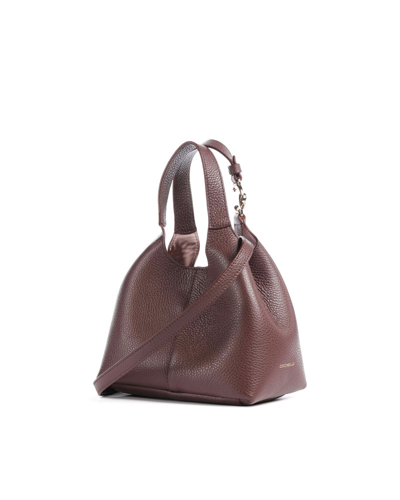 Coccinelle Shoulder Bag — Purple Bovine Leather; Lining: Pu