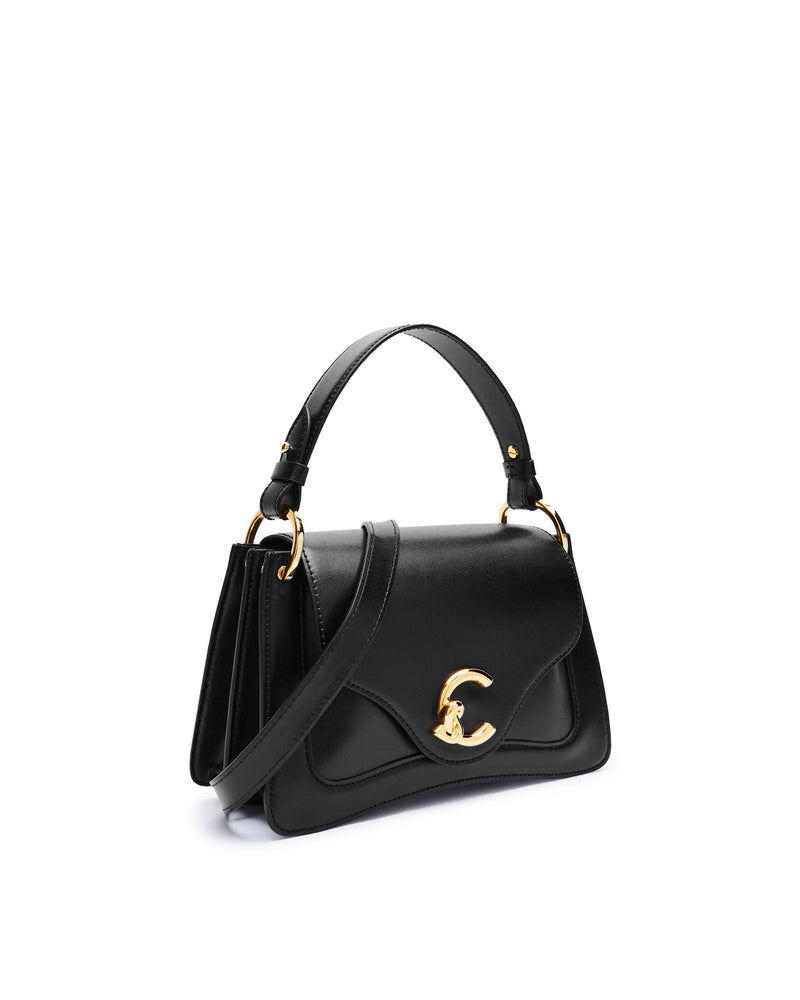 Coccinelle C-Me Top Handle Bag — Black