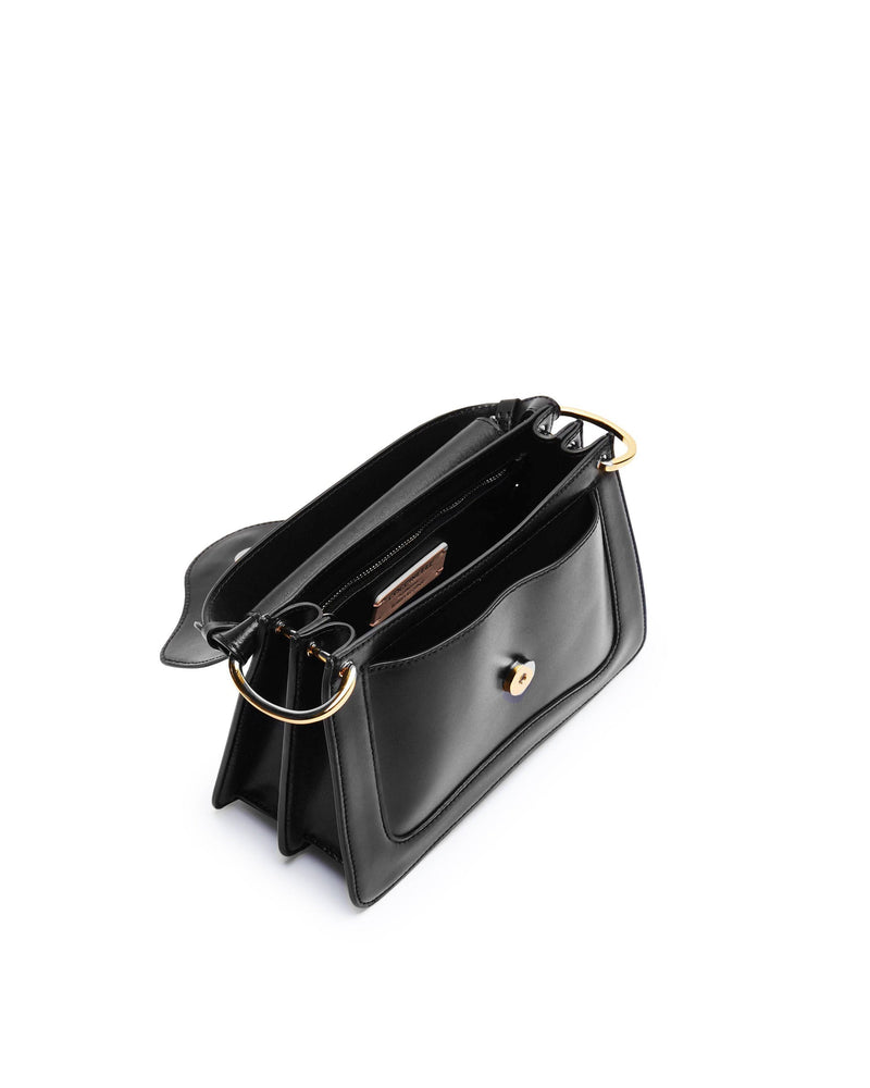Coccinelle C-Me Top Handle Bag — Black