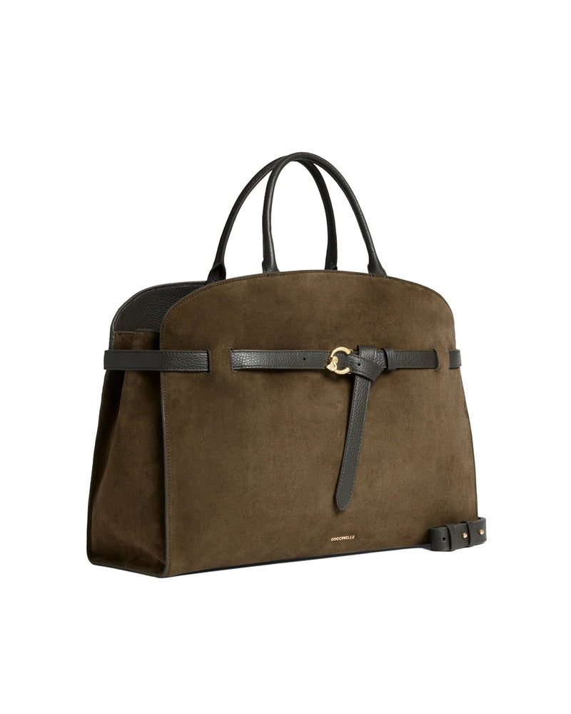 Coccinelle Top Handle Bag — Taupe