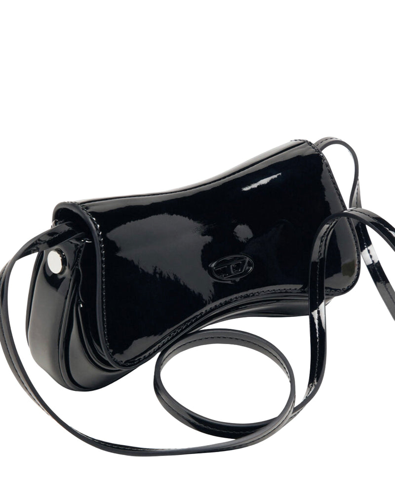 Diesel Glossy Polyurethane Clutch — Black
