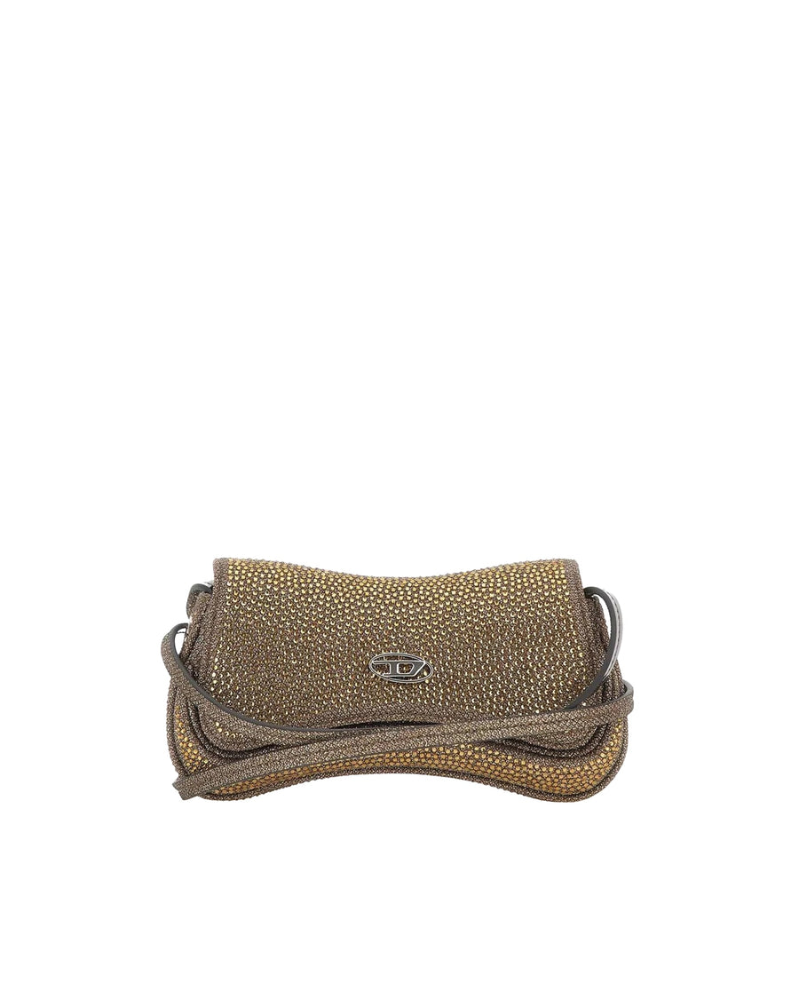 Diesel Play Xs Crossbody Bag — Brown Polyester
