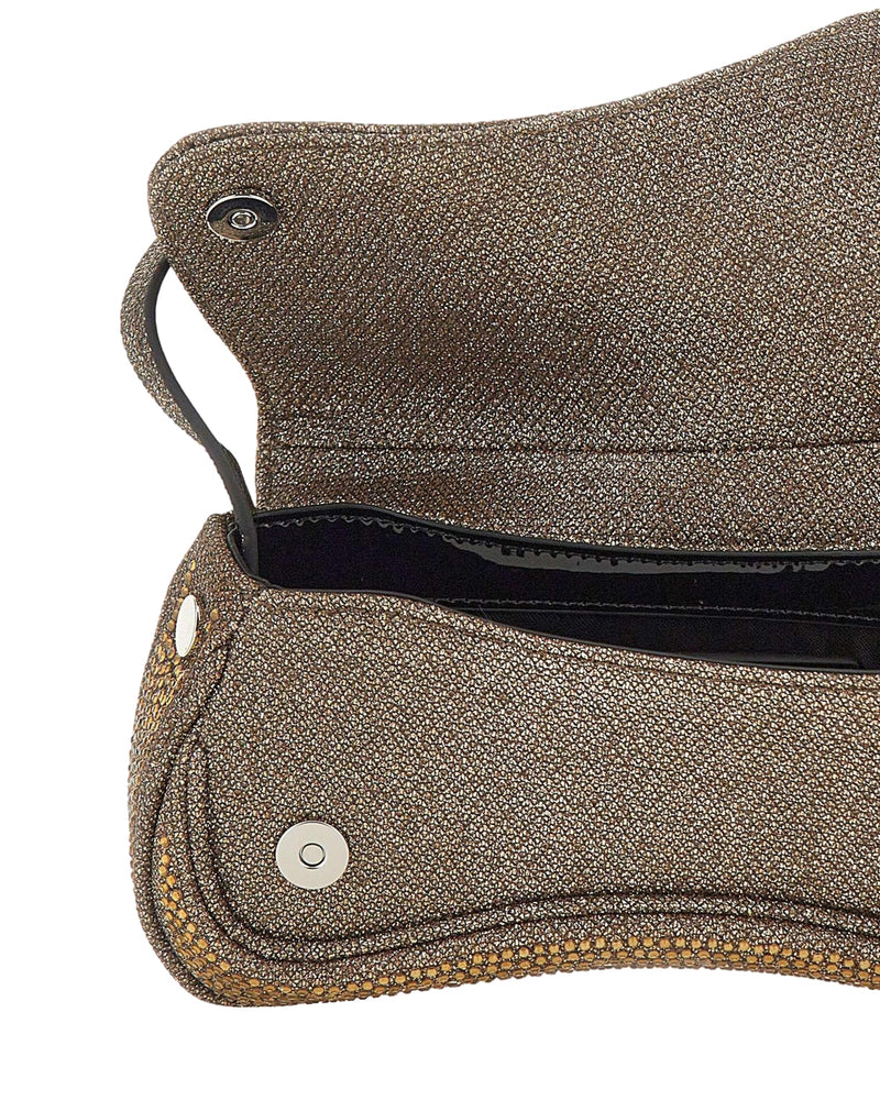 Diesel Play Xs Crossbody Bag — Brown Polyester