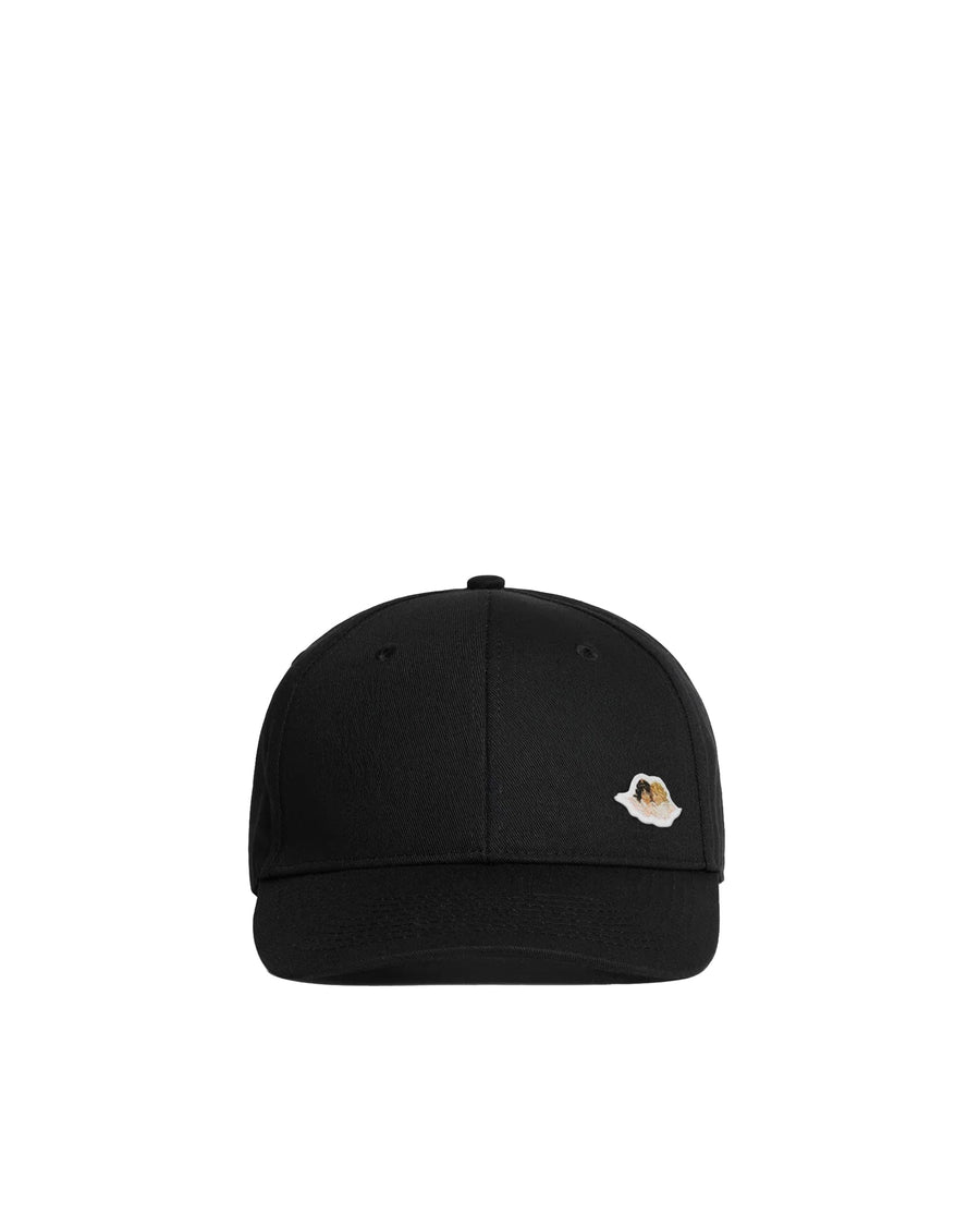Fiorucci W02fpaha135 Angels Patch Embroidered Baseball Cap — Black Cotton Caps