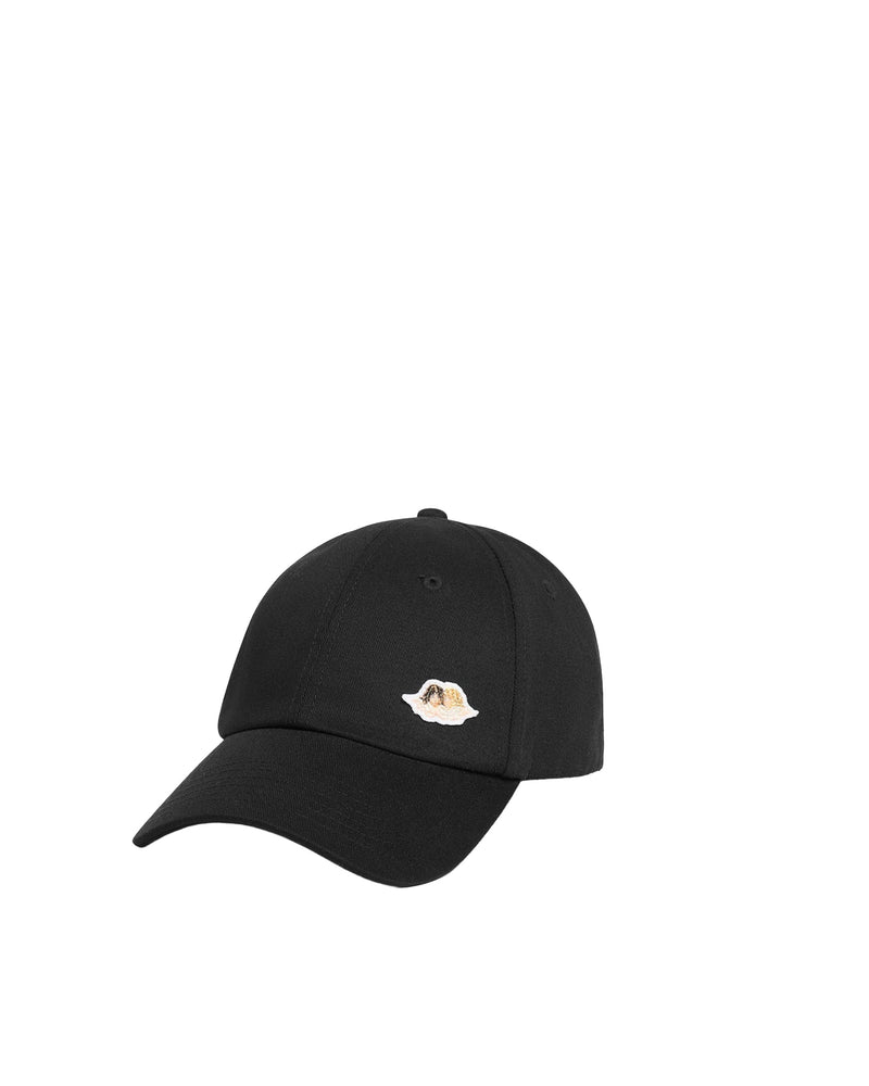 Fiorucci W02fpaha135 Angels Patch Embroidered Baseball Cap — Black Cotton Caps