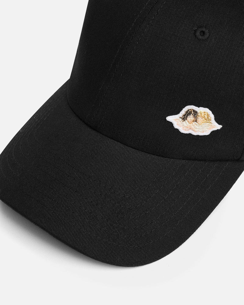 Fiorucci W02fpaha135 Angels Patch Embroidered Baseball Cap — Black Cotton Caps