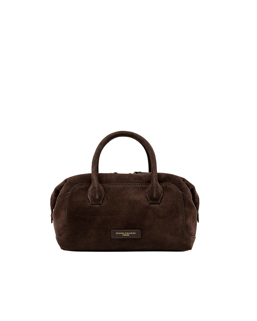 Gianni Chiarini Gemma Top Handle Bag — Brown Cow Leather
