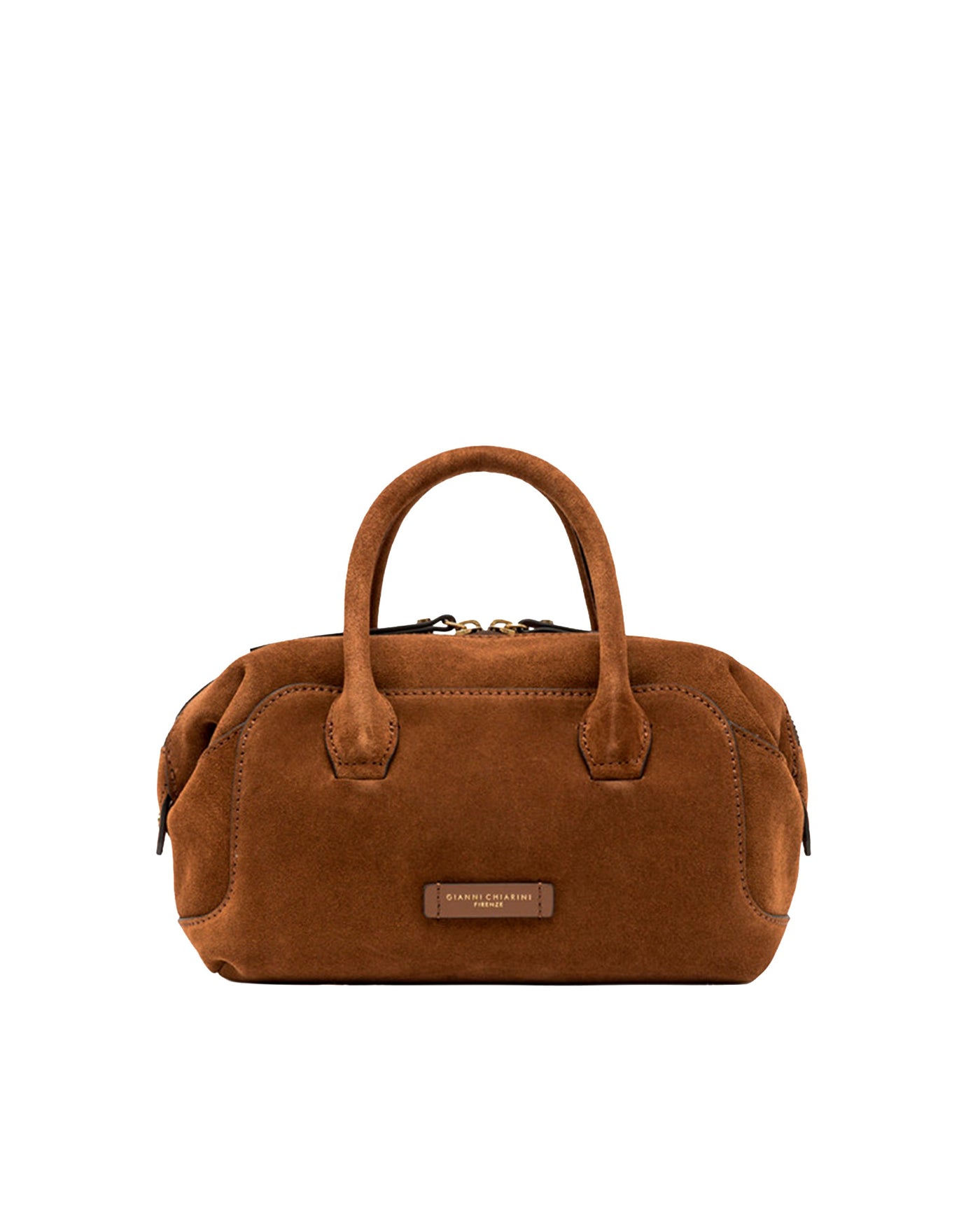 Gianni Chiarini Gemma Top Handle Bag — Brown Cow Leather