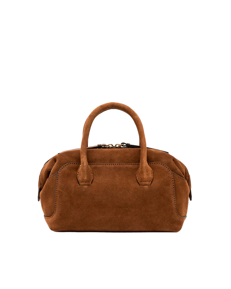 Gianni Chiarini Gemma Top Handle Bag — Brown Cow Leather